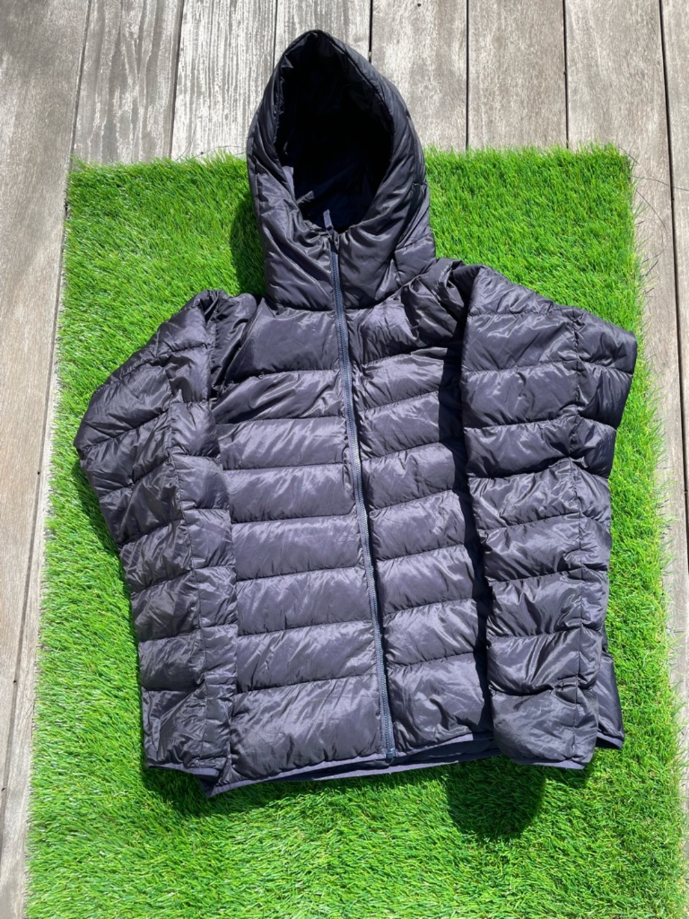 Uniqlo Men's Hooded Down Puffer Jacket